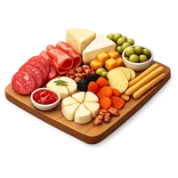 Charcuterie Board 3D icon
