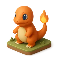 Charmander 3D icon