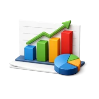 Charts 3D icon