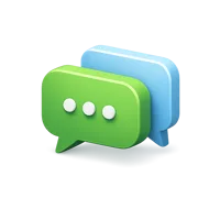 Chat 3D icon