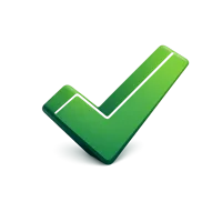 Green Check Mark 3D icon