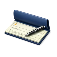 Checkbook 3D icon