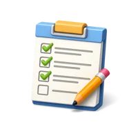 Checklist 3D icon