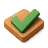Checkmark 3D icon