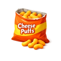 Cheese Puffs 3D icon