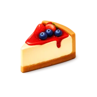 Cheesecake 3D icon