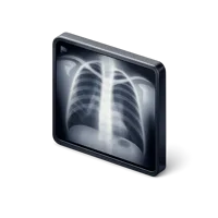 Chest X-Ray 3D icon