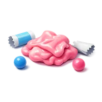 Chewed Gum 3D icon