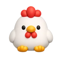 Chicken 3D icon