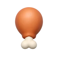 Chicken Leg 3D icon