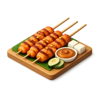 Chicken Satay 3D icon