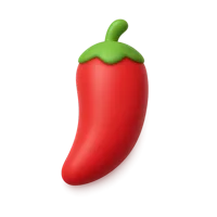 Chili Pepper 3D icon