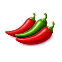 Chili Peppers 3D icon
