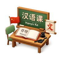 Chinese Class 3D icon