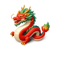 Chinese Dragon 3D icon