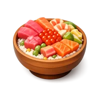 Chirashi Sushi 3D icon