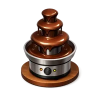 Chocolate Fountain 3D icon