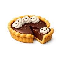Chocolate Pie 3D icon