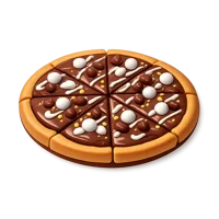 Chocolate Pizza 3D icon