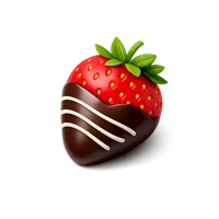 Chocolate Strawberry 3D icon