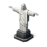 Christ The Redeemer 3D icon