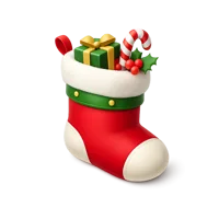 Christmas Stocking 3D icon