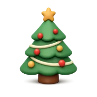 Christmas Tree 3D icon
