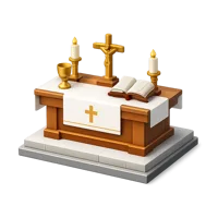 Church Altar 3D icon
