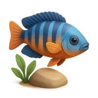 Cichlid 3D icon