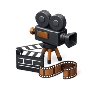 Cinematography 3D icon