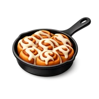 Cinnamon Roll Skillet 3D icon
