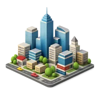 City 3D icon