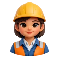 Civil Engineer Avatar 3D icon