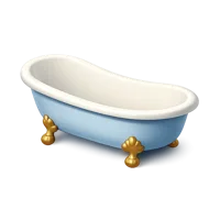 Clawfoot Bathtub 3D icon