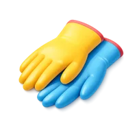 Cleaning Gloves 3D icon