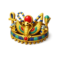 Cleopatra Crown 3D icon