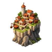 Cliff Village 3D icon