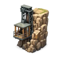Cliffside Elevator 3D icon