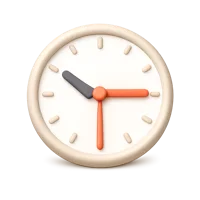Clock 3D icon