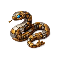 Clockwork Serpent 3D icon