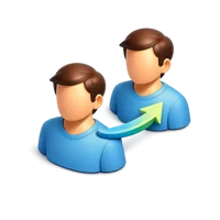 Cloning 3D icon