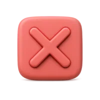 Close Button 3D icon