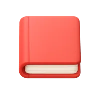 Closed Book 3D icon