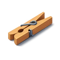 Clothespin 3D icon