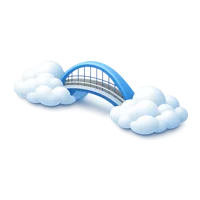 Cloud Bridge 3D icon