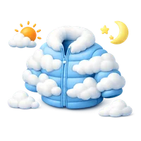 Cloud Coat 3D icon