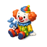Clown 3D icon