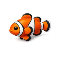 Clownfish 3D icon