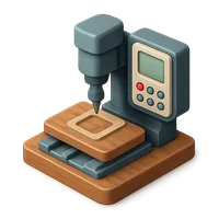 CNC Milling Machine 3D icon