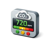 CO2 Indicator 3D icon